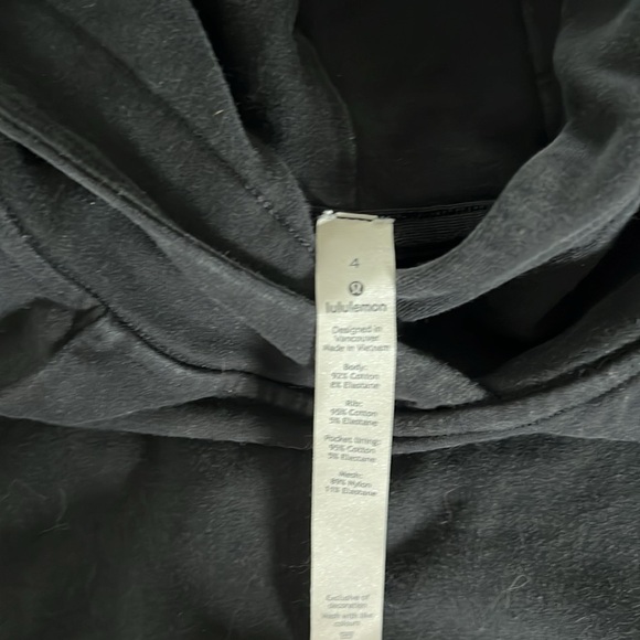 Lulu OTF black hoody size 4 - Picture 5 of 8